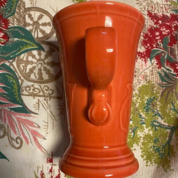 Fiestaware Rare Retired Persimmon Pedestal Mug - Picture 5 of 7